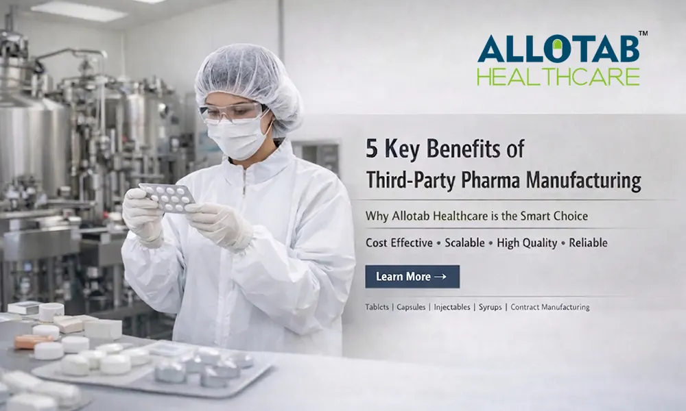 Key Benefits of Third-Party Pharma Manufacturing Services at Allotab Healthcare